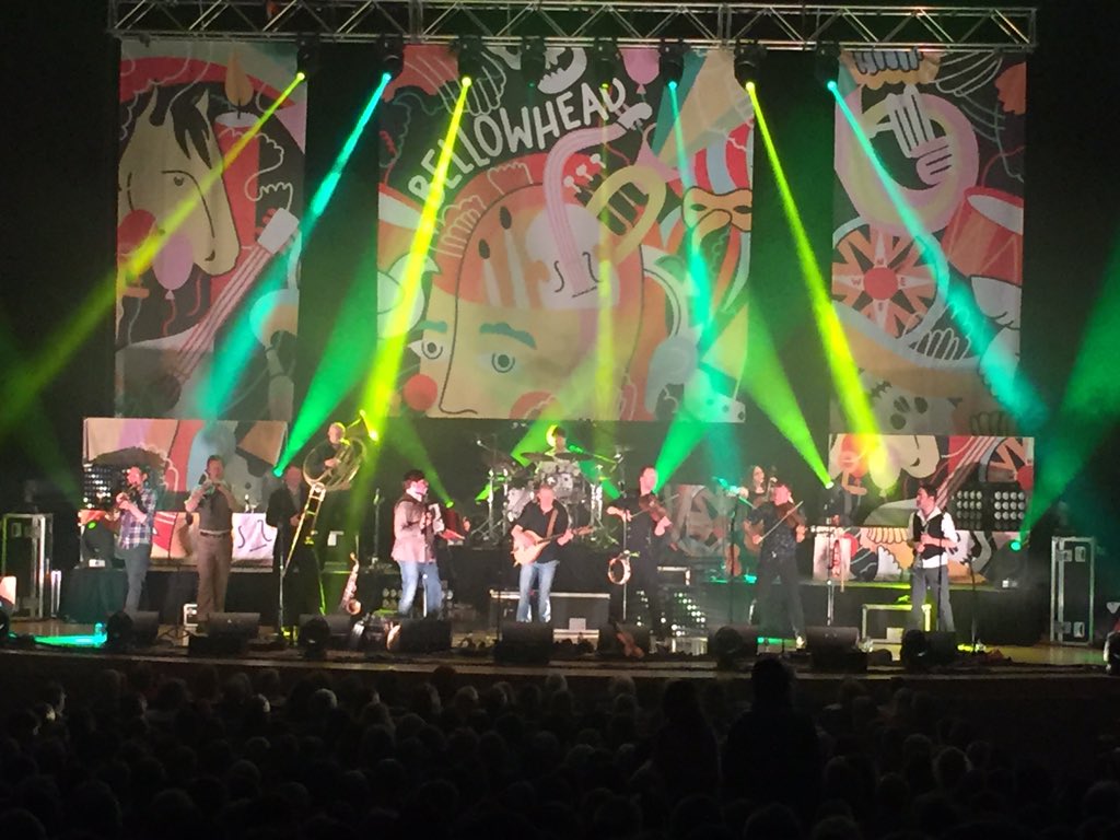 KarynClark's tweet photo. @Bellowhead another fantastic gig- Thank you &amp; goodbye👏🏻 https://t.co/eRtYp4YoyI