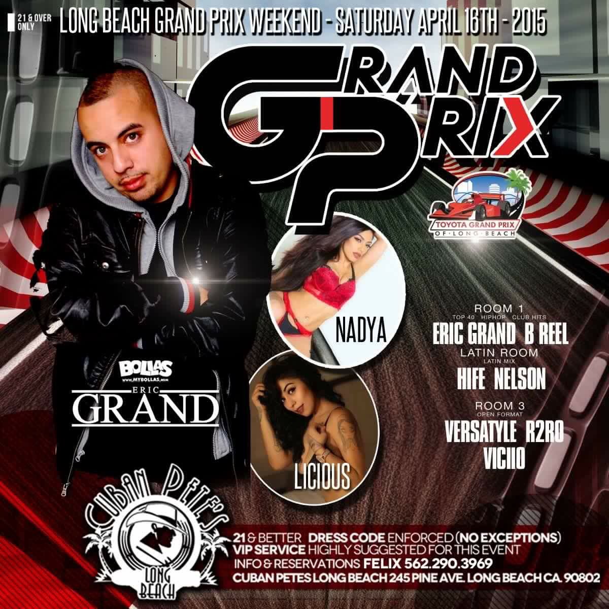 peterpromoter's tweet photo. #CubanPetesLbc #GrandPrixWeeekend info GuestList (562)668.2270 https://t.co/9VVVj7zx26