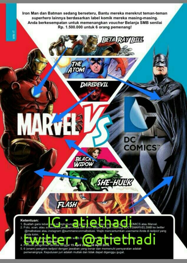 atiethadi's tweet photo. @malbekasi #DCVSMARVELSMB https://t.co/Vo5vgSUhuV