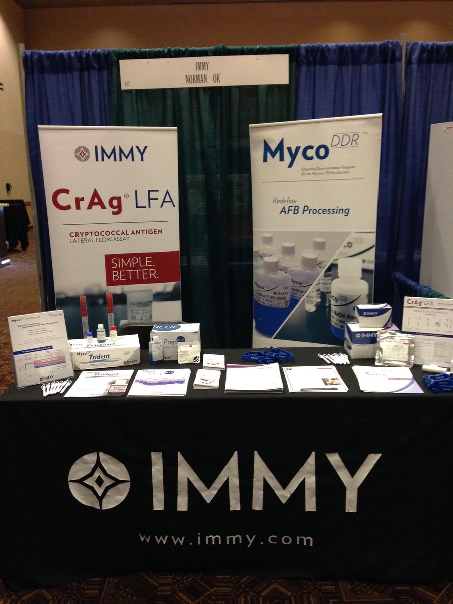 IMMYdiagnostics's tweet image. If you love microbiology &amp;amp; fungal diagnostics, &amp;amp; if you happen to be in Sandusky, come see us at #SCACM booth 117.
