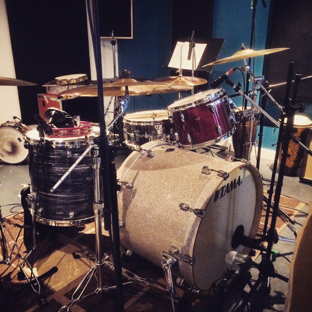 BobbyJohnTweets's tweet photo. #Recording some live #drums for a few tracks for the album w/ the awesome @MarioTelaro. Sounding saweeeet :) #studio https://t.co/ZuMrzNG3e8
