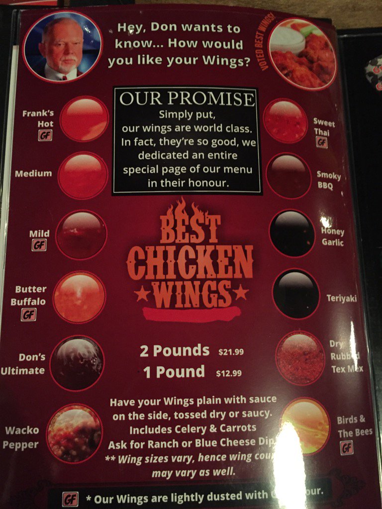 GetMeTommy's tweet photo. .@CoachsCornerCBC hi Don, great hockey analysis, terrible wings at the Don Cherry grill in Smithers BC https://t.co/pN04eSBlU5