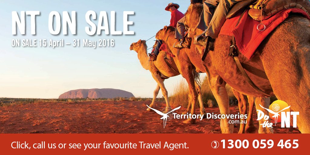 #NTOnSale starts today! Explore our amazing NT deals here #TopEnd #RedCentre #winterholiday #DoTheNT