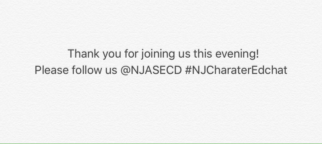 #NJCharacteredchat