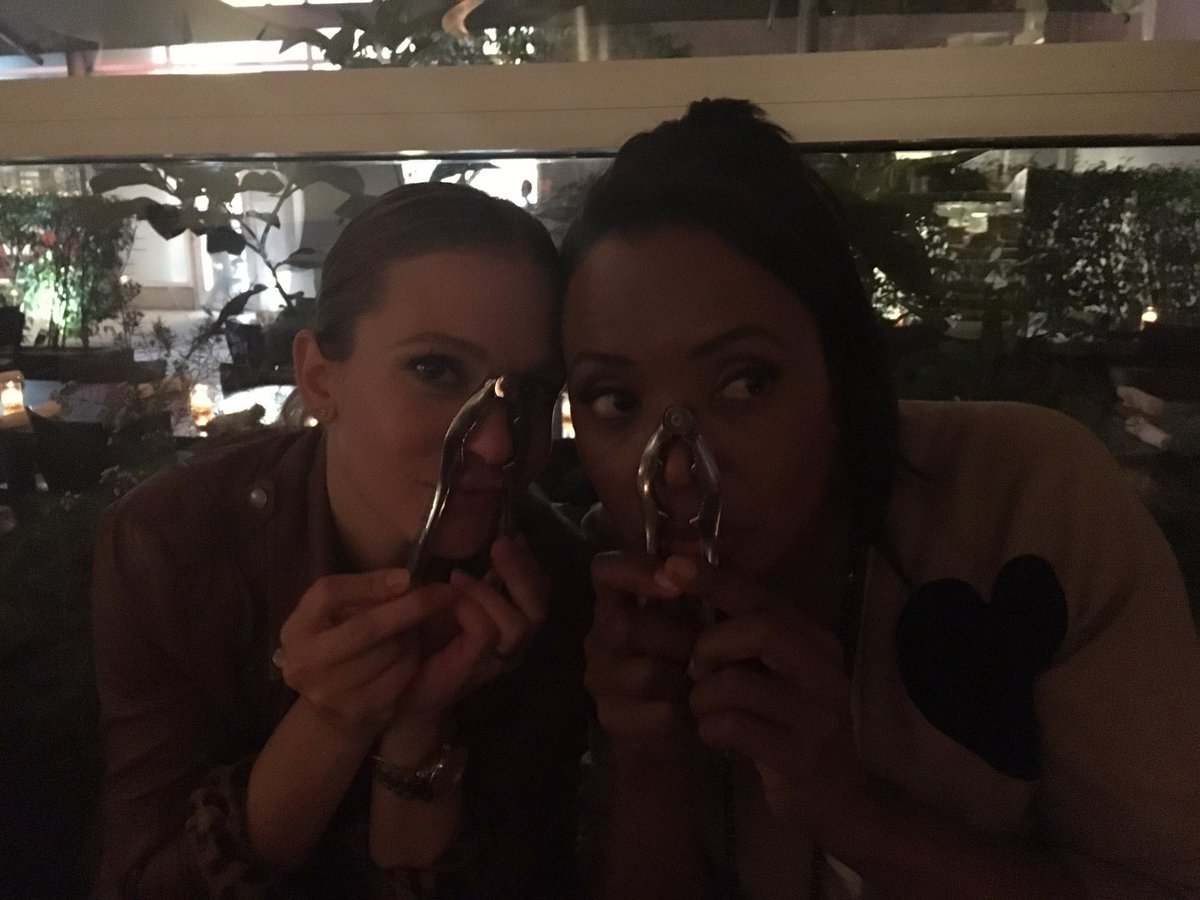 Vangsness's tweet image. Ladies who love each other @aishatyler @pagetpaget @ajcookofficial