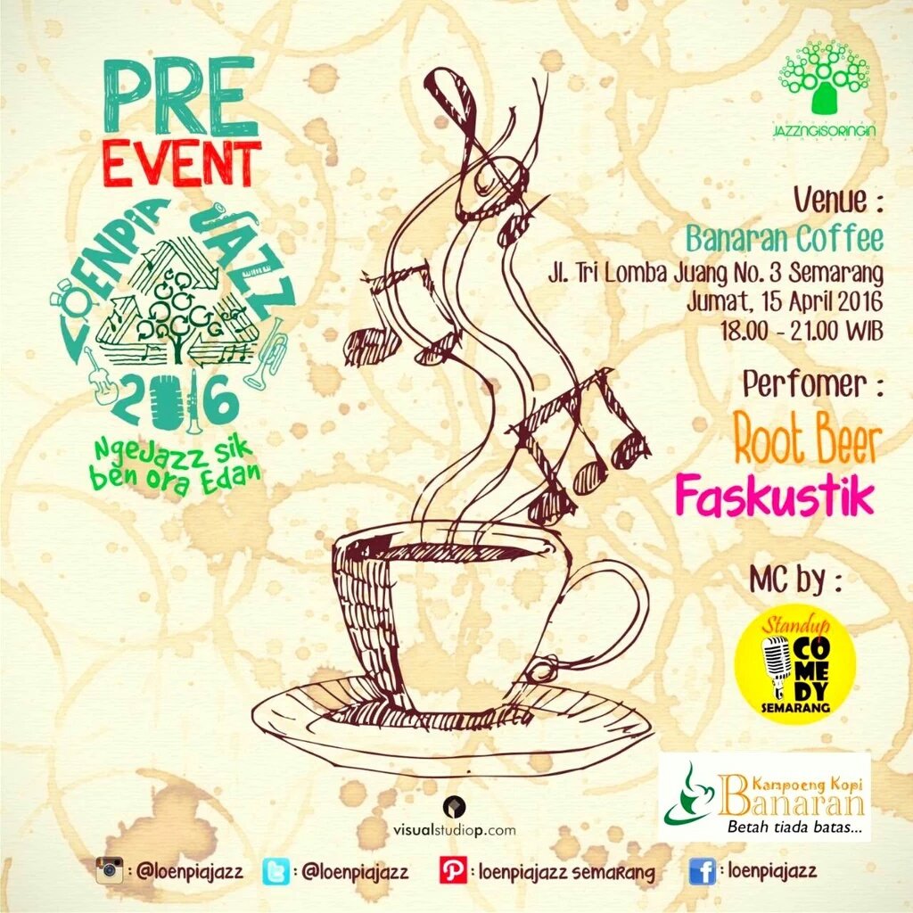 gak harus punya pasangan buat datang ke #PreEventLJ2016, jadi gak usah takut kalo datang sendirian. :P