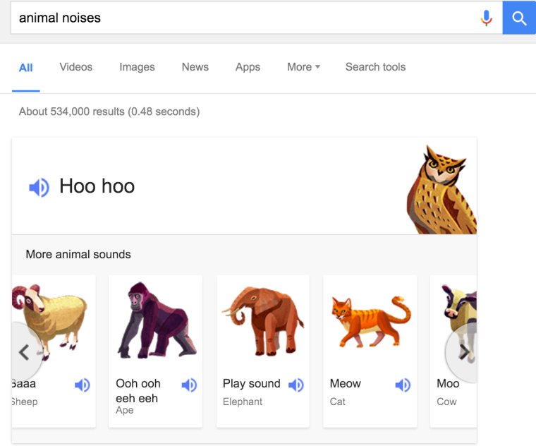 divyaprasad2007's tweet image. #GoogleNewFeature to search which demonstrates various #AnimalNoises. bit.ly/20AHfRV