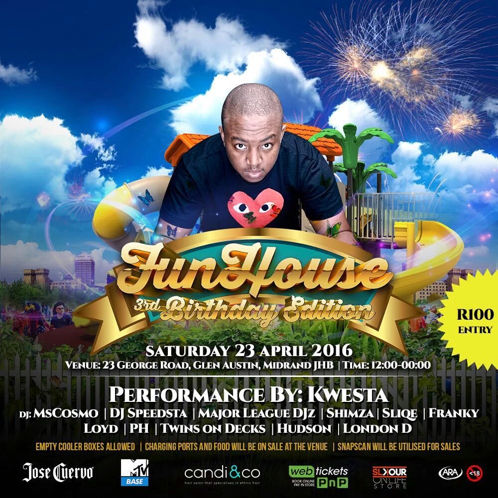Kabelok87's tweet photo. #FunHouse3rdBday
#funHouse
@Dj_LadyNez @Obriezy @Mpumilicious01 @Deelas @Dineo_Nomhle @LamiezHolworthy https://t.co/zLS7jDvjJk