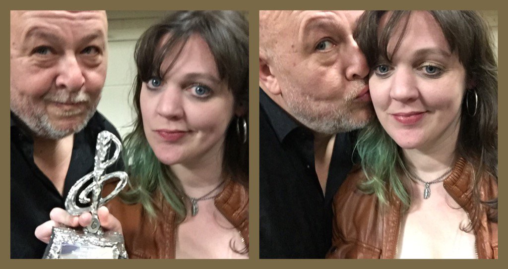 PaulKinsman's tweet photo. So glad we were all here when @Amelia_Curran won her 1st ECMA award after 18 nominations https://t.co/EPSdqDXy52