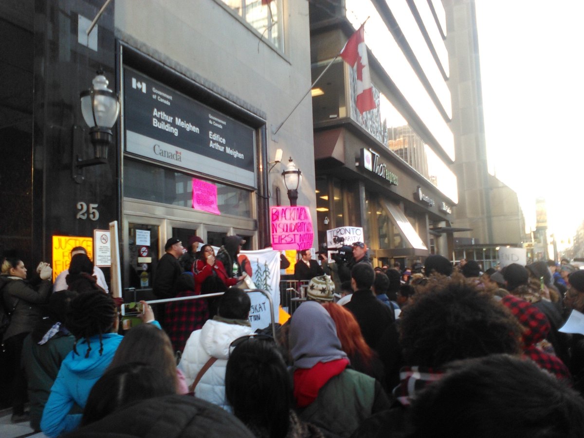 aliankarim's tweet photo. solidarity with #Attawapiskat in Toronto tonight--I was glad to be there. #OccupyINAC #INACshutdown https://t.co/yraDRY2Pjf