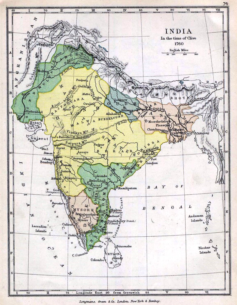 AbhijitChavda's tweet image. By the mid-18th century, the Marathas had ANNIHILATED the Mughal empire &amp;amp; reconquered most of India.