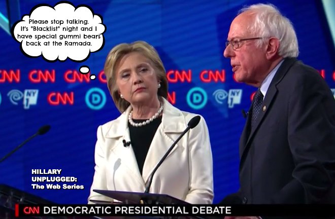 HillUnplugged's tweet photo. Read my thoughts.  #DemDebate #HillarySoQualified #Blacklist https://t.co/FWGFoHLeqa