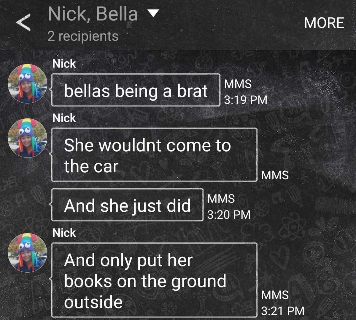 solomom101's tweet photo. Parenting in The Age of Technology means having to referee a fight between my kids via group text https://t.co/yGdZ0kBKIY