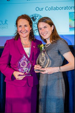 mifcor's tweet photo. MIFCOR CEO Nicole Bucala and Congresswoman Esty @RepEsty receive their awards https://t.co/F8YYcrTlv2 @CTTech https://t.co/BnGKrLIdyu
