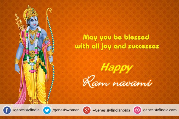GenesisWomen's tweet photo. Happy Ram Navami to everyone!! https://t.co/V9lLxOB6PN