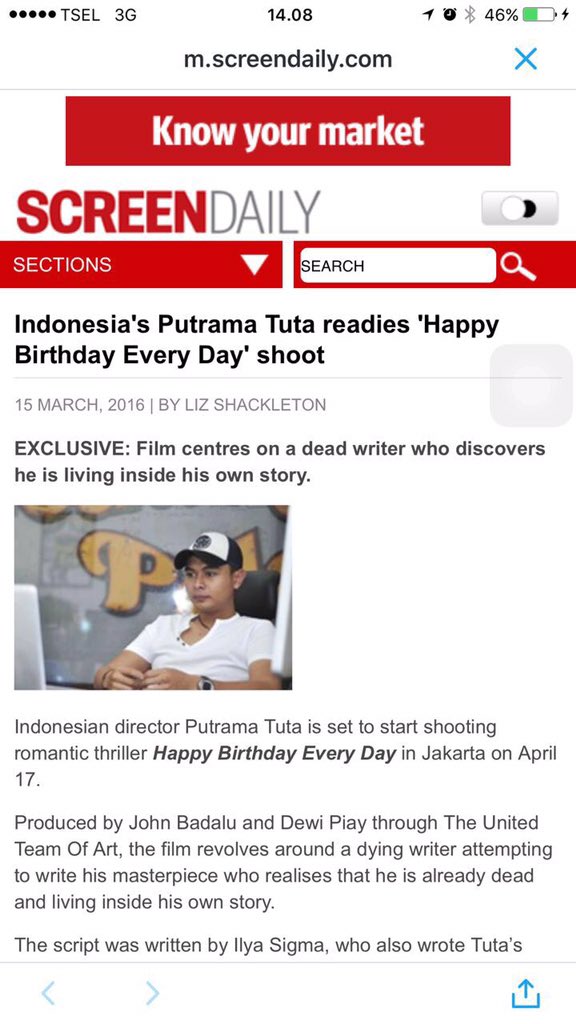 Ditengok dari premisnya kayaknya menarik nih <a href="/HBEMovie/">Happy B'day Everyday</a>, film thriller romantis garapan <a href="/PutramaTuta/">Putrama Tuta</a>.