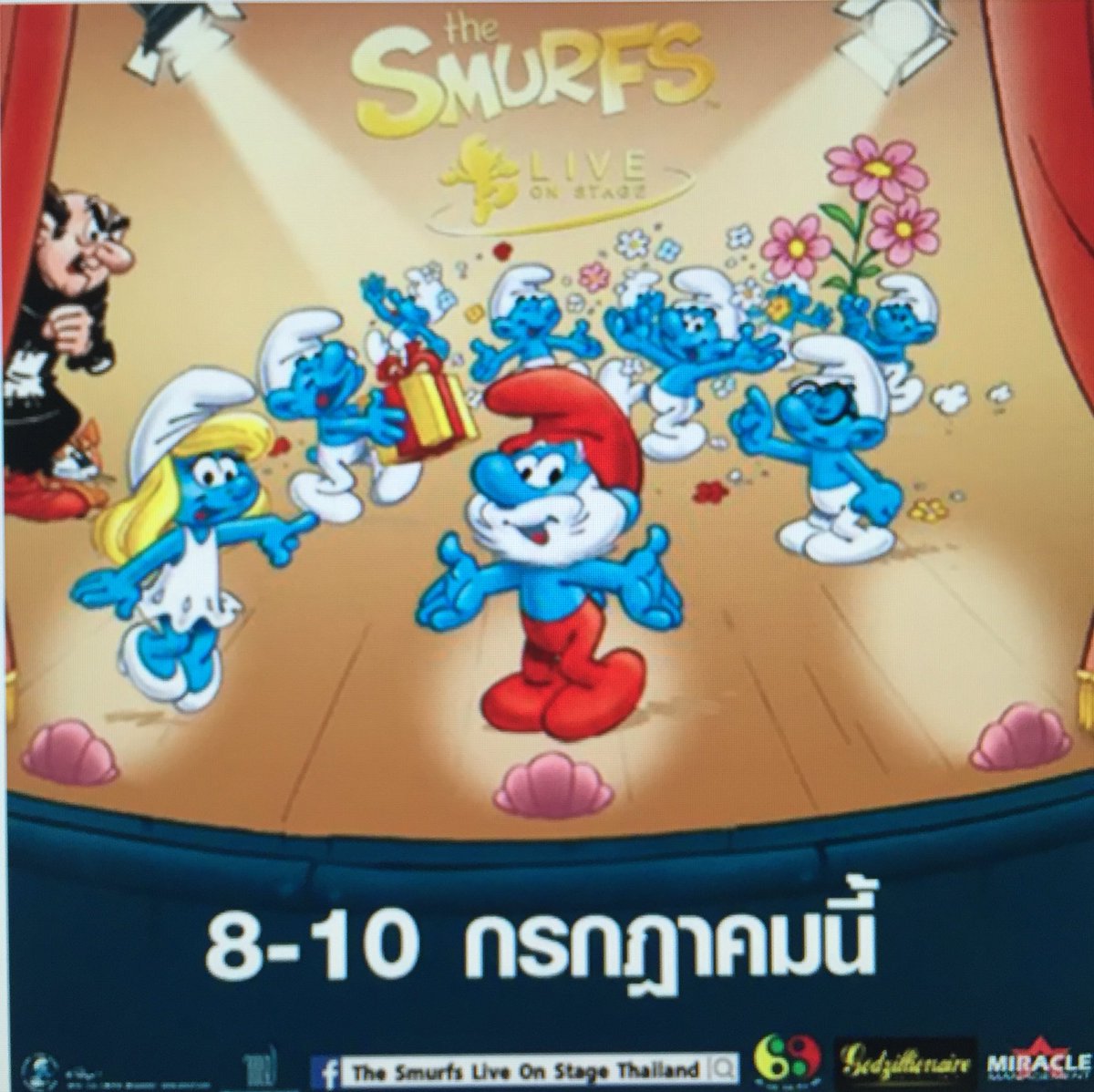 @smurfsliveonstage <a href="/MEI_Worldwide/">MEI Theatrical LTD ✨</a> smurfs live in Bangkok July 8 to 10