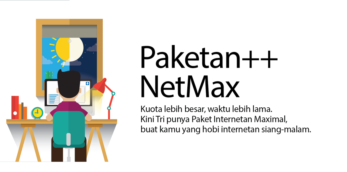 3 Indonesia On Twitter Nikmati Asiknya Paketan Netmax Dengan Kuota Lebih Besar Buat Kamu Yang Suka Begadang Https T Co 4scysvvzjm Https T Co Jhmzc8y33g