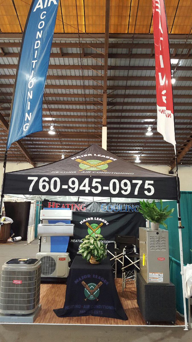 MajorComfortSD's tweet photo. If your in the area stop by and say hello! We will be here all weekend. Del Mar Home Show https://t.co/Za9D5VLZu4