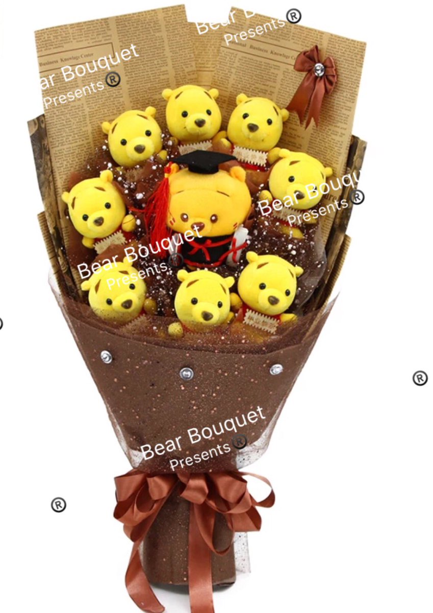 winnie the pooh graduation bear