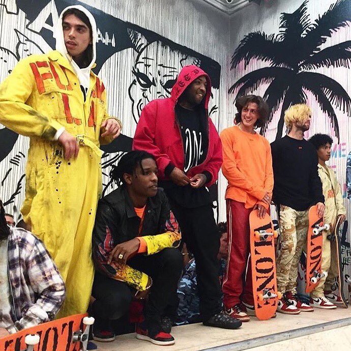 SPOTTED: ASAP Rocky Vlone in Testing Pants & Jacket at Rick Owens