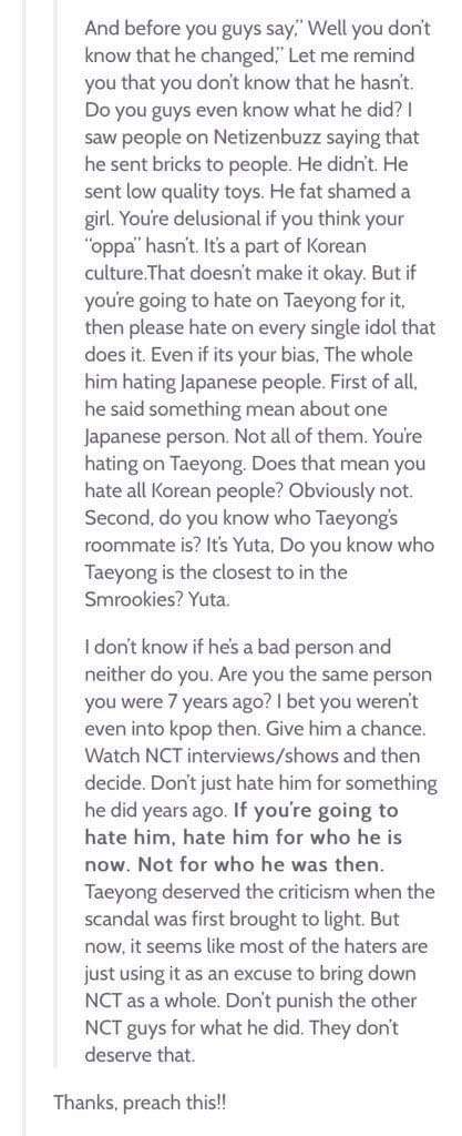 TaeyongPH0701's tweet photo. Every Taeyong Stan &amp; Hater should read this! 100% accurate https://t.co/YLyIk5LDu4