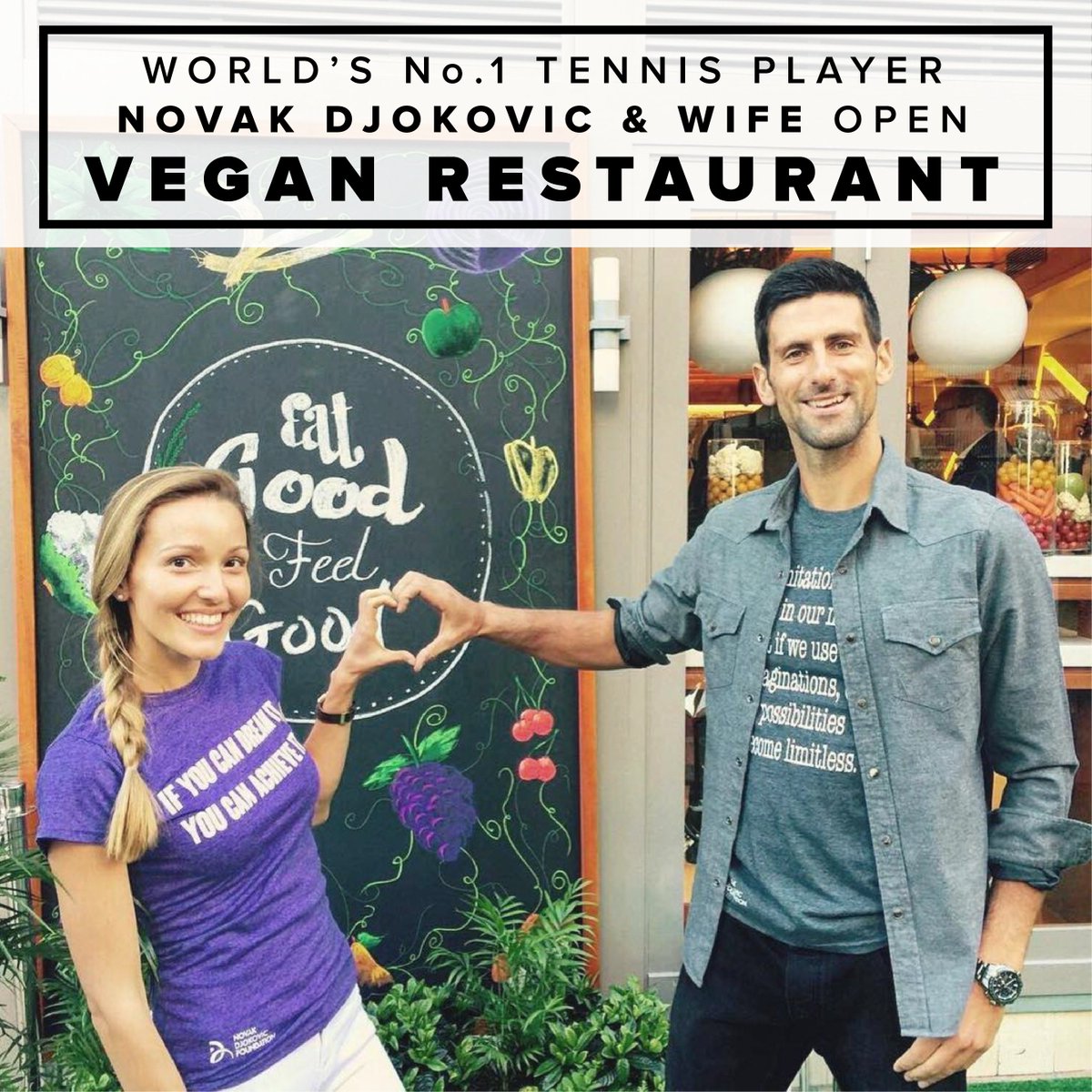VegucationBox's tweet photo. @DjokerNole #NovakDjokovic&amp; Jelena's restaurant #eqvita has us checkin flights 2 #MonteCarlo https://t.co/pKZodGdrG3 https://t.co/D1zmtqgfhM