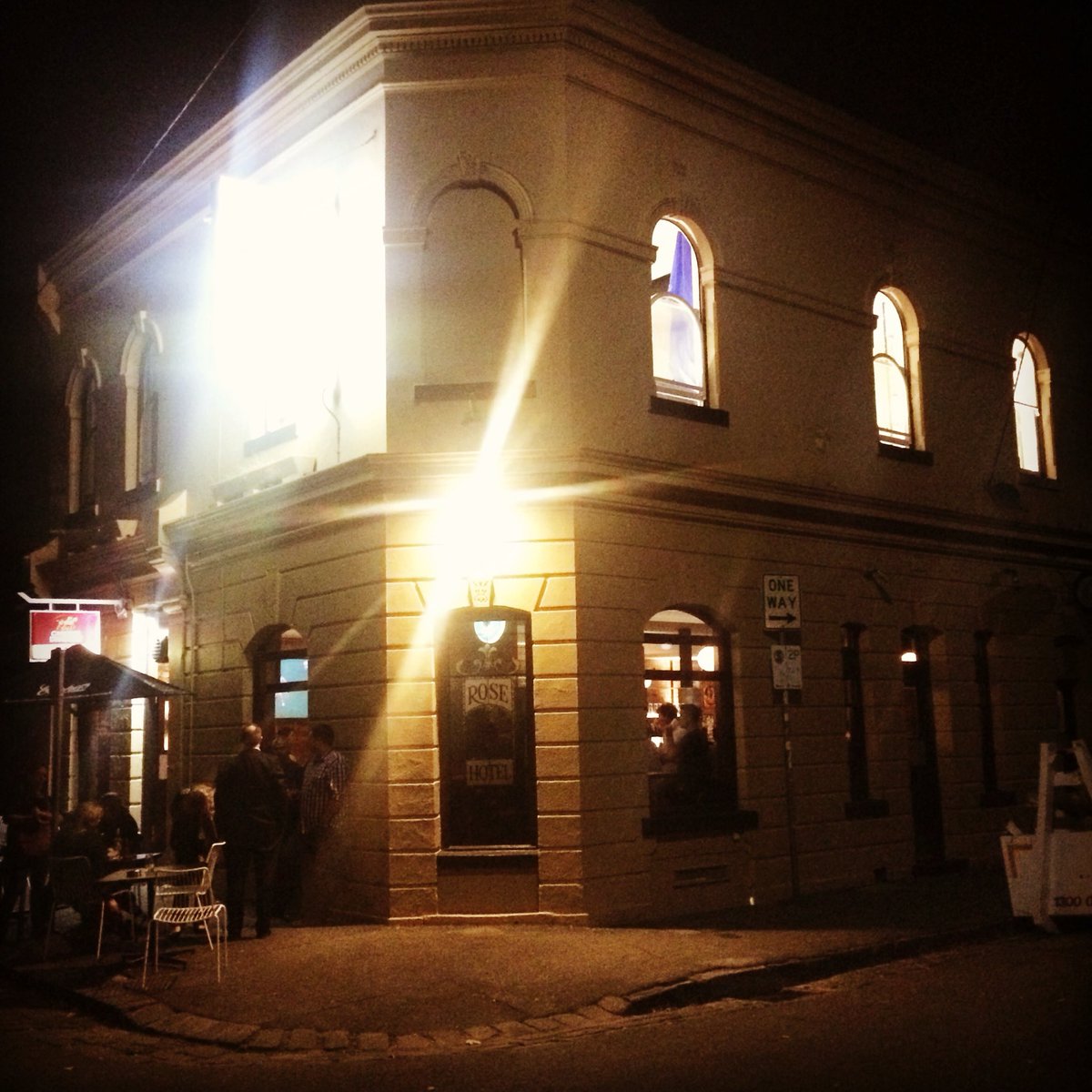 There's still a skip out the front but the newly renovated Rose is in full flower...