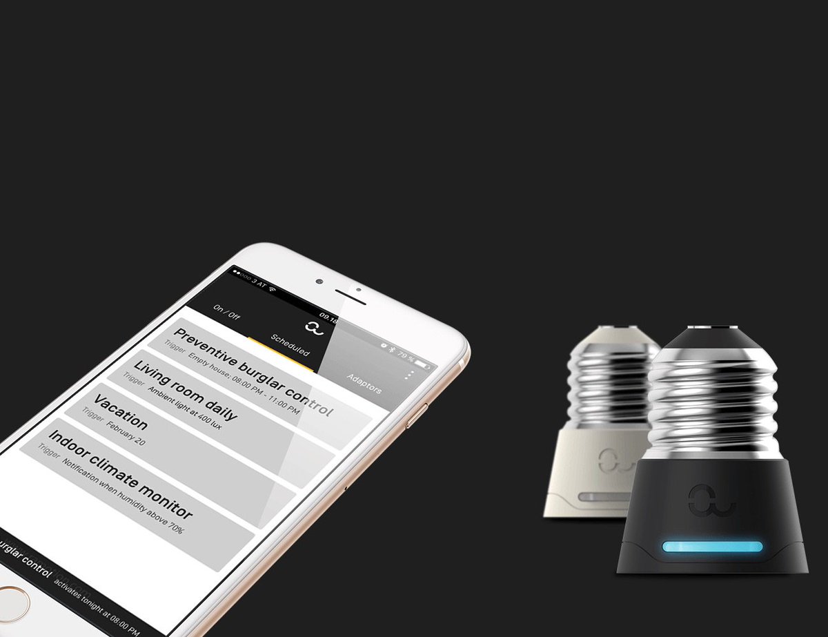 GadgetFlow's tweet photo. Meet @anyware_now #LampSocket Adaptor https://t.co/EmNLJ3AU0r Time to enjoy next-gen #homeautomation! https://t.co/xyadms8jYF