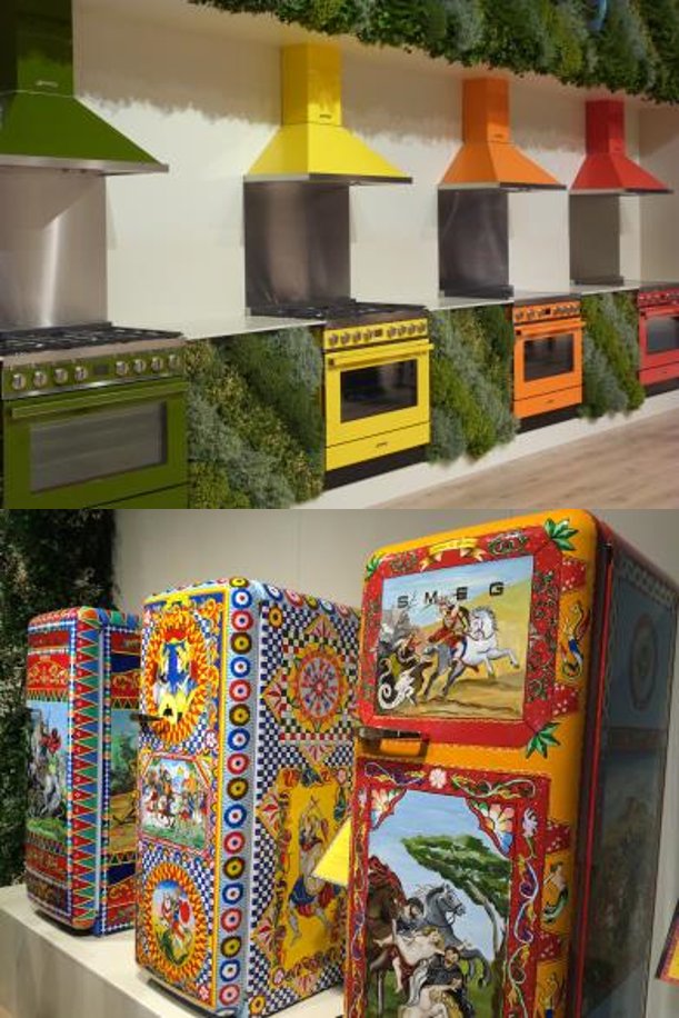 Latest from EuroCucina! SMEG colour delights and a special edition collab. with D&amp;G #LaminexEuroCucina #LaminexAU