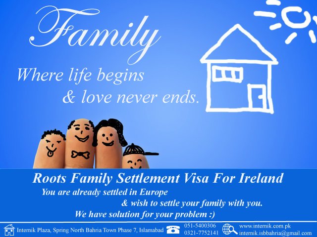 InternikBahria's tweet photo. #FamilySettlementVisa #VisaFileProcessing #IrelandVisa2016 #visa2016
051-5400306
https://t.co/r10rGozjVc https://t.co/9cTYF73xS8