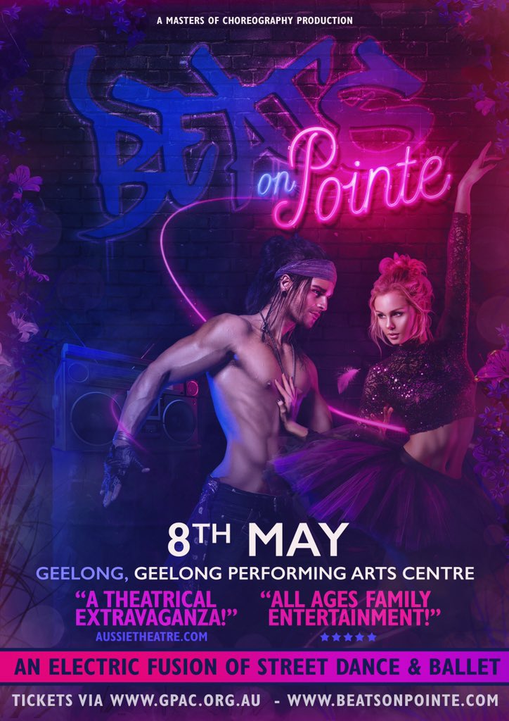 MOC_Australia's tweet photo. Beats On Pointe is heading out to regional Victoria! https://t.co/5UFMtkMltK #dance #GPAC #ballet #street https://t.co/1l6dTW5N5p