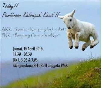 Jangan lupa dateng yaaa 😊😊