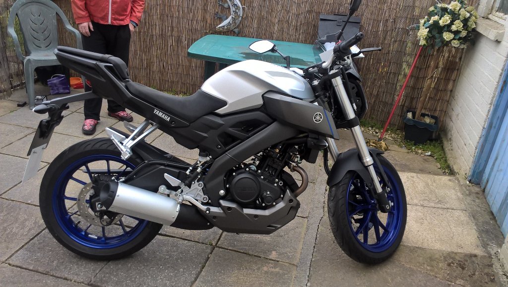 My lovely new mtorbike.