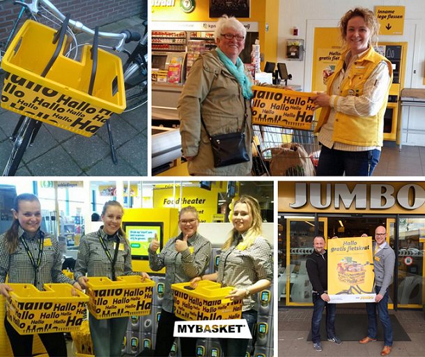 De komende tijd lopen er bij diverse Jumbo's acties met onze #MyBasket fietsmanden! Binnenkort volgen meer Jumbo's!