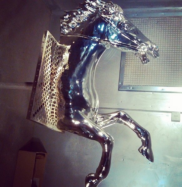 Chromed Horse #art #chromed