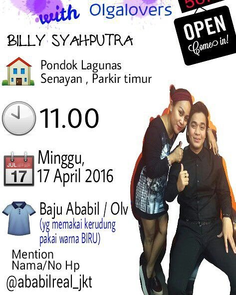 MakVeraZanobia's tweet photo. Yuk kita kumpul2 bareng @bangbily  silaturahmi bareng2,cuma 50.ribu utk makan siang kalian sendiri,,ada doorprizenya https://t.co/yYfpz97FQq