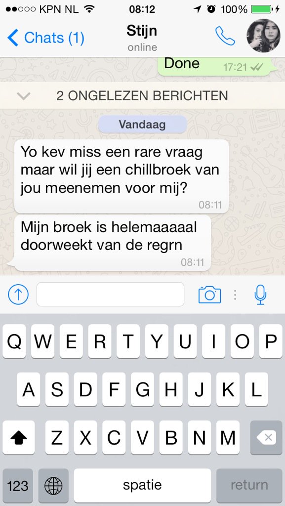 waaromniet's tweet photo. Collega @StijnVisserr is een beetje nat. https://t.co/fFu4Fo9sjS