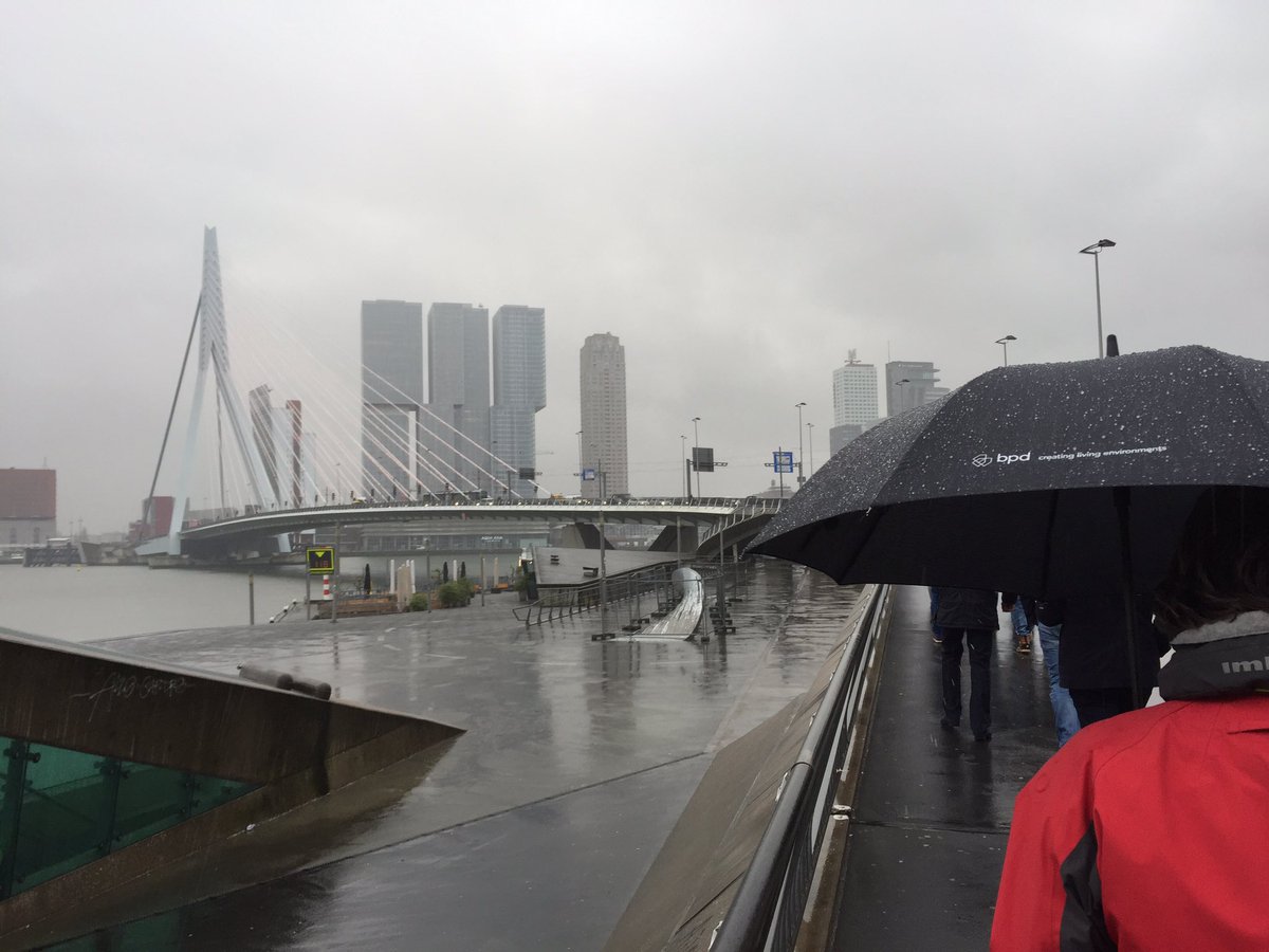 BerryBeing's tweet photo. #Rotterdam #JVBA @bpd_nl_m paraplu's komen goed van pas #regen bezoek #deRotterdam #BostonSeattle https://t.co/H7QP1u4SJe