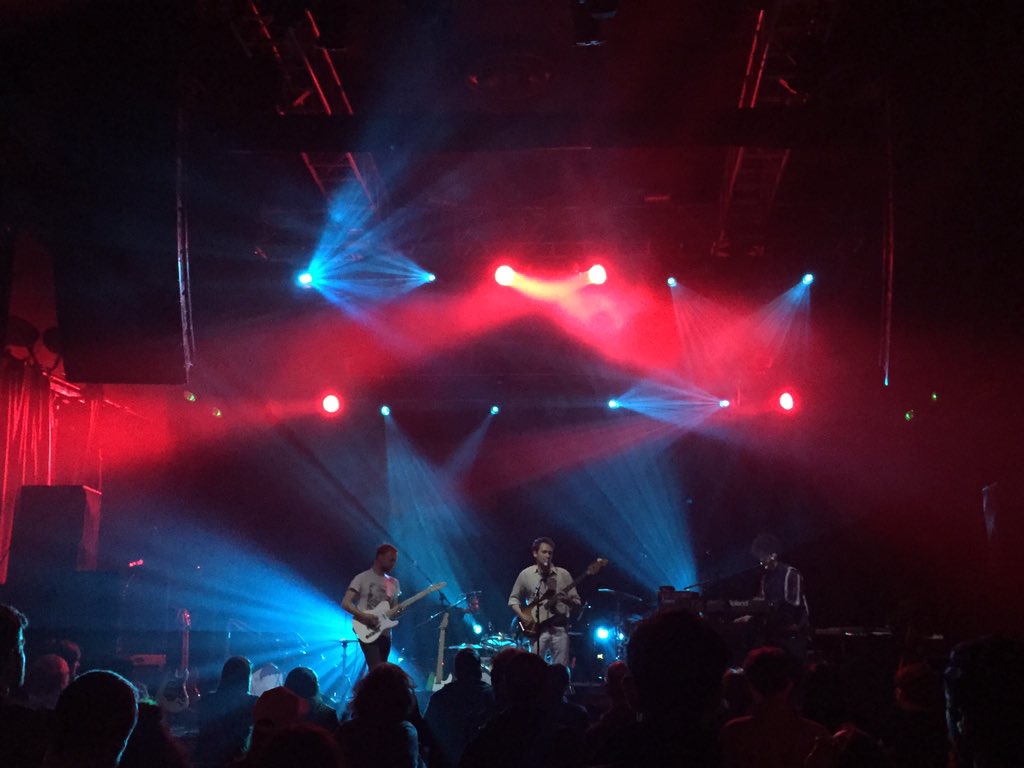 Very proud of my @CREEPYNEXTDOOR @MAXTAYLORTAYLOR last night, supporting @telemanmusic .Feeling it today though 😴😩