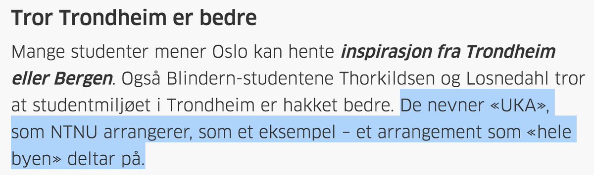 ... at @Osloby_no avslører med uhell hva Bovims egentlige ambisjoner for det nye NTNU er, nemlig å kuppe <a href="/UKA/">UKA</a>.