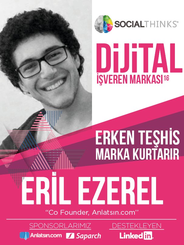 anlatsın.com Kurucu Ortağı Eril Ezerel, Türkiye'nin Tek Dijital İşveren Markası Zirvesinde bizimle!