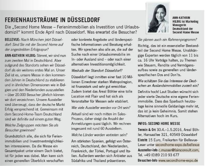 Second Home Messe im Interview mit <a href="/BELLEVUE_online/">BELLEVUE Magazin</a> emag.bellevue.de/BELLEVUE_eMaga…