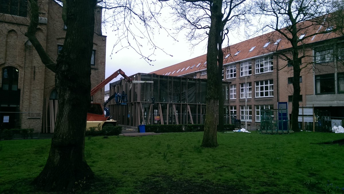 In rechte lijn naar het eindresultaat... #SLHDsecundair #Bouwwerken #HetGaatVooruit