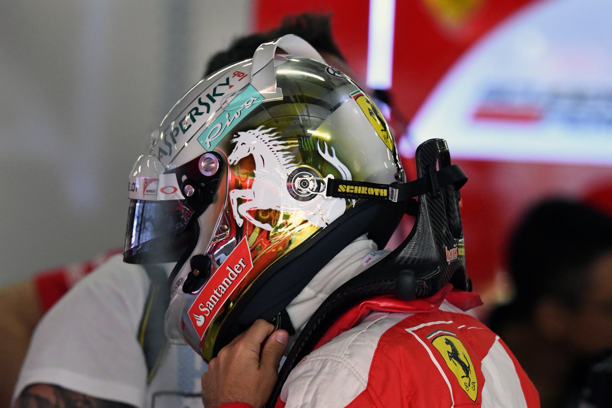 VETTEL: "It's only Friday but it looks like we might be able to get closer [to Mercedes] in qualifying" #ChineseGP