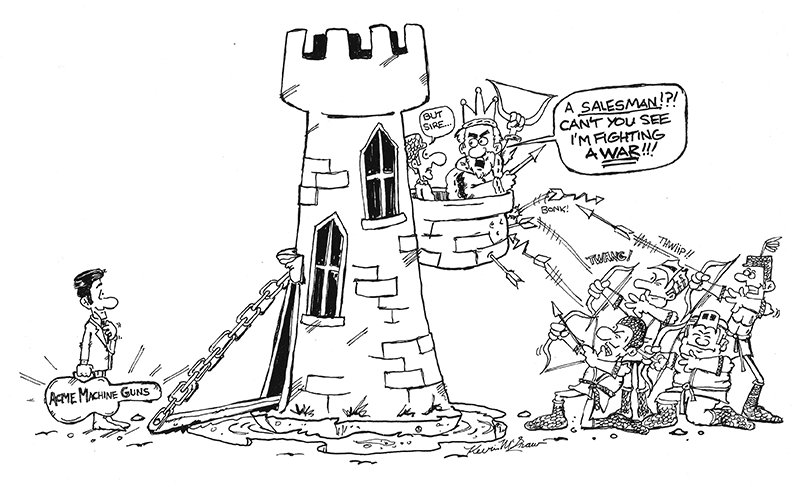 Just learned the "the customer is king" approach. Let's rather meet on eye level and actually achieve something. ;)