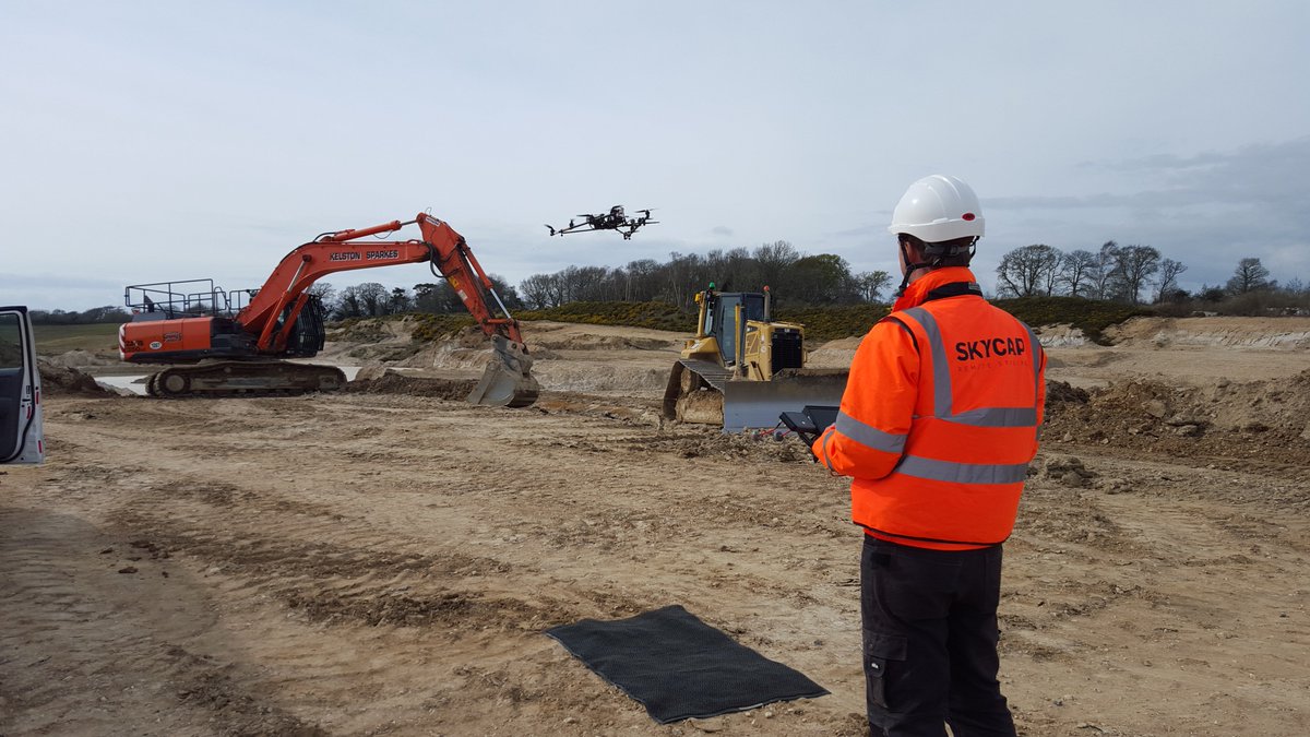 Massive quarry survey in Dorset completed <a href="/SkycapUAS/">Skycap</a> <a href="/Geoterra_Mark/">Mark Hudson</a> @TopconPID  #UAV #surveyexperts #geospatial
