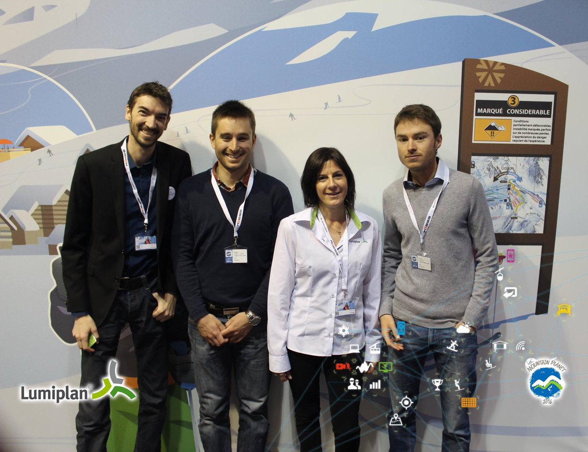 LumiplanNA's tweet photo. Last day at the Mountain Planet tradeshow for our French colleagues! #Mountain2016 #LumiplanMontagne https://t.co/f37xnuIoRW