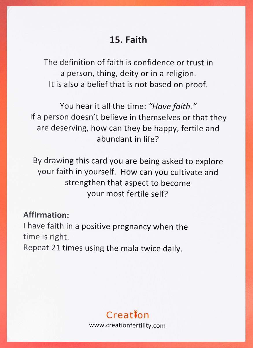 hormonealchemy's tweet photo. #creationfertilitytoolkit #faith. Cultivate and strengthen the faith in yourself to become #babyready #hormonehealth https://t.co/SRoCP1FPXz