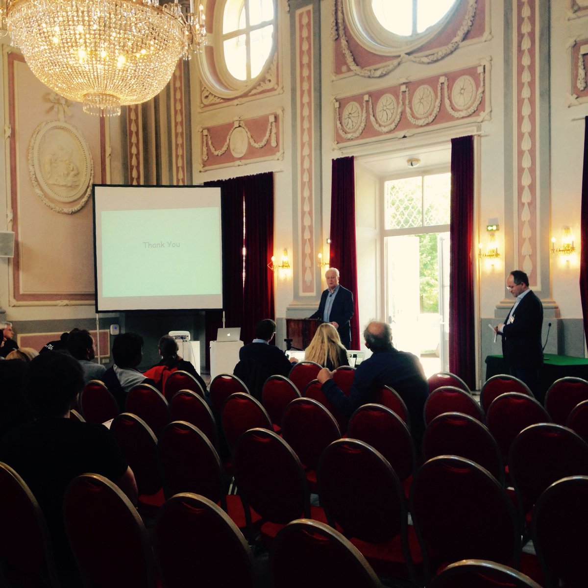 RLynnSherrer's tweet photo. #JBiotech Editor Friedrich Srienc: keynote โA Roadmap for #Biotechnology: Developments in the USโ https://t.co/UqMIAP9za2